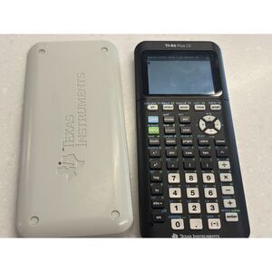 TI-84 Plus CE Graphing Calculator (Black/White) - Great Condition